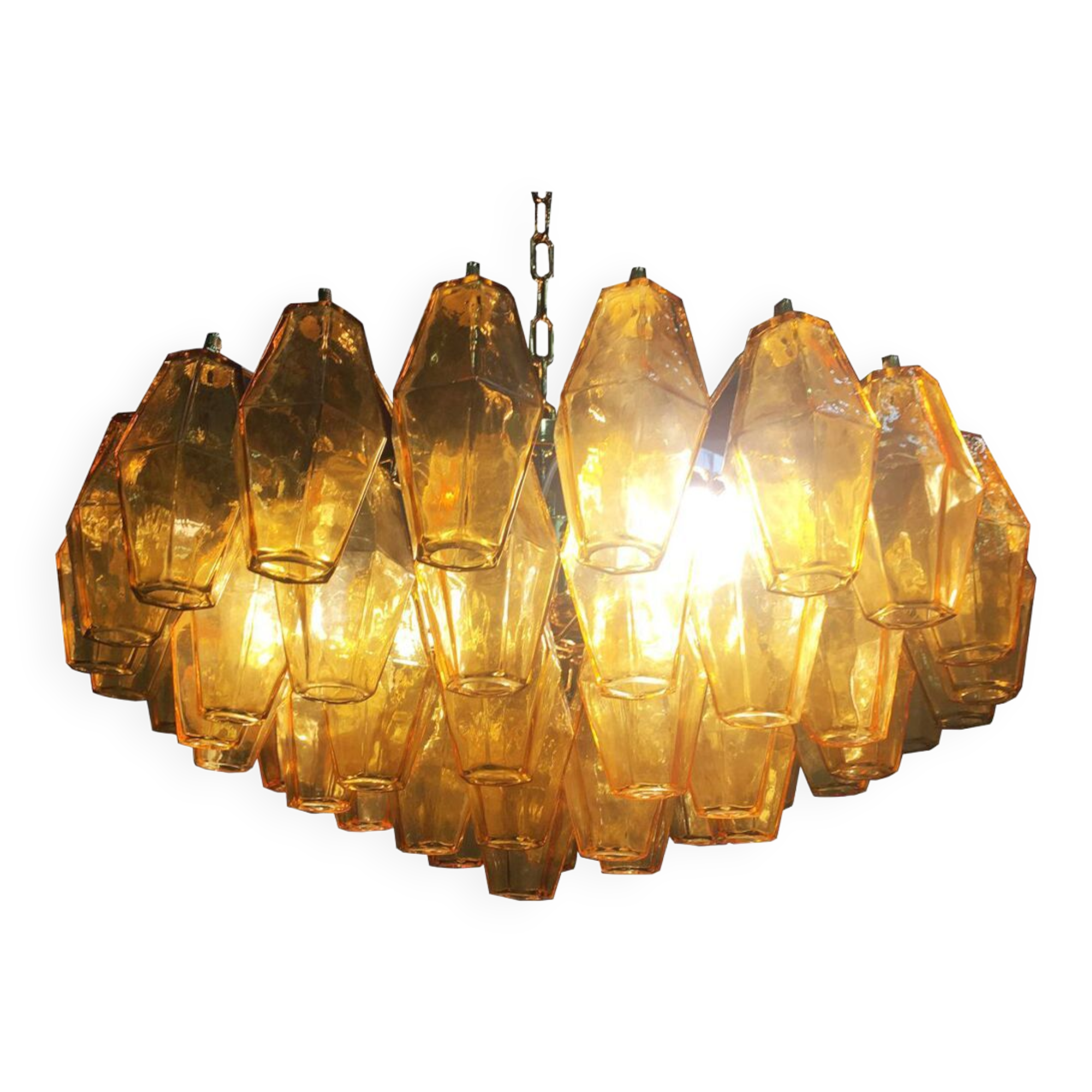 Lustre en verre de Murano