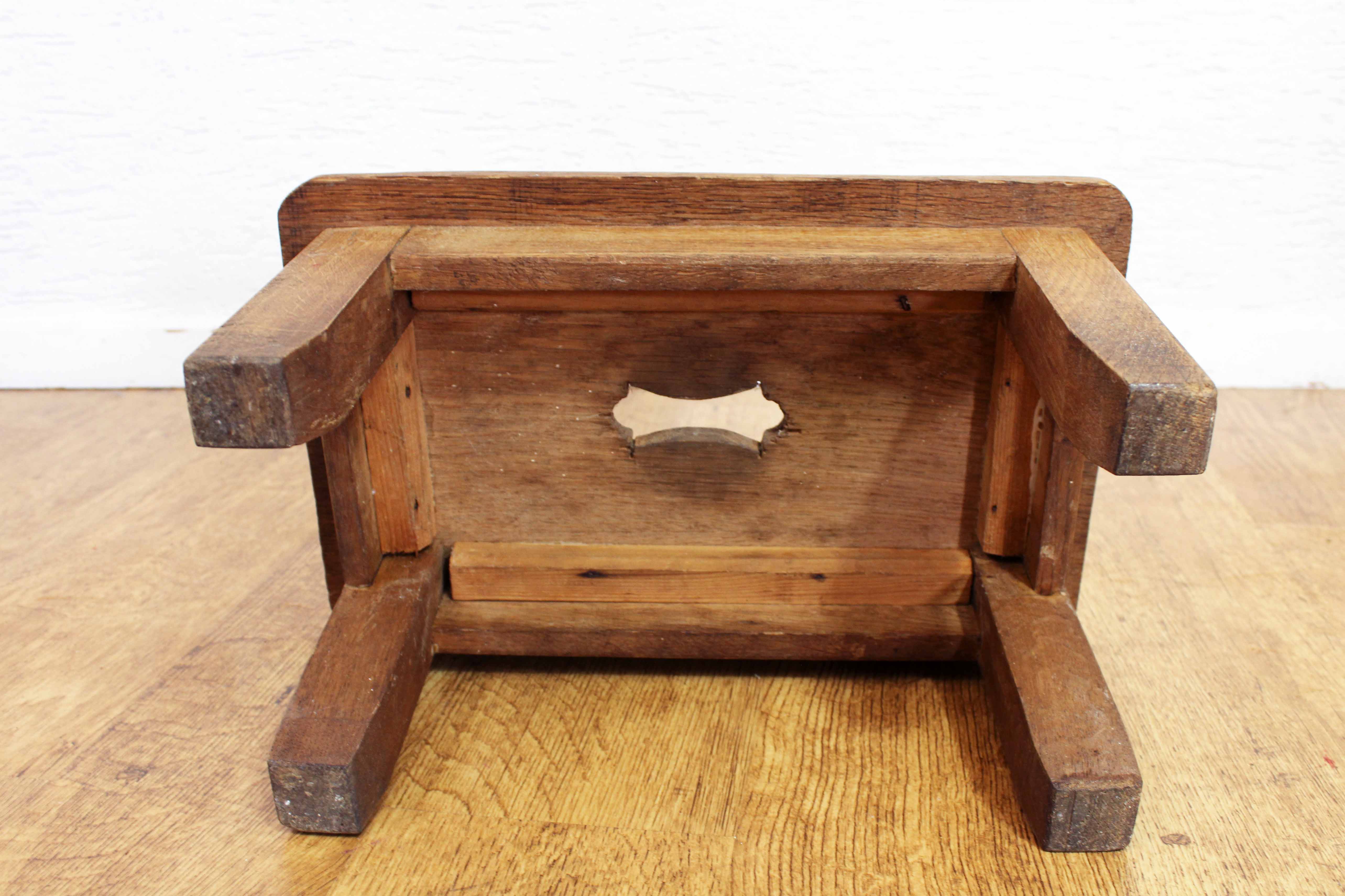 Oak stool