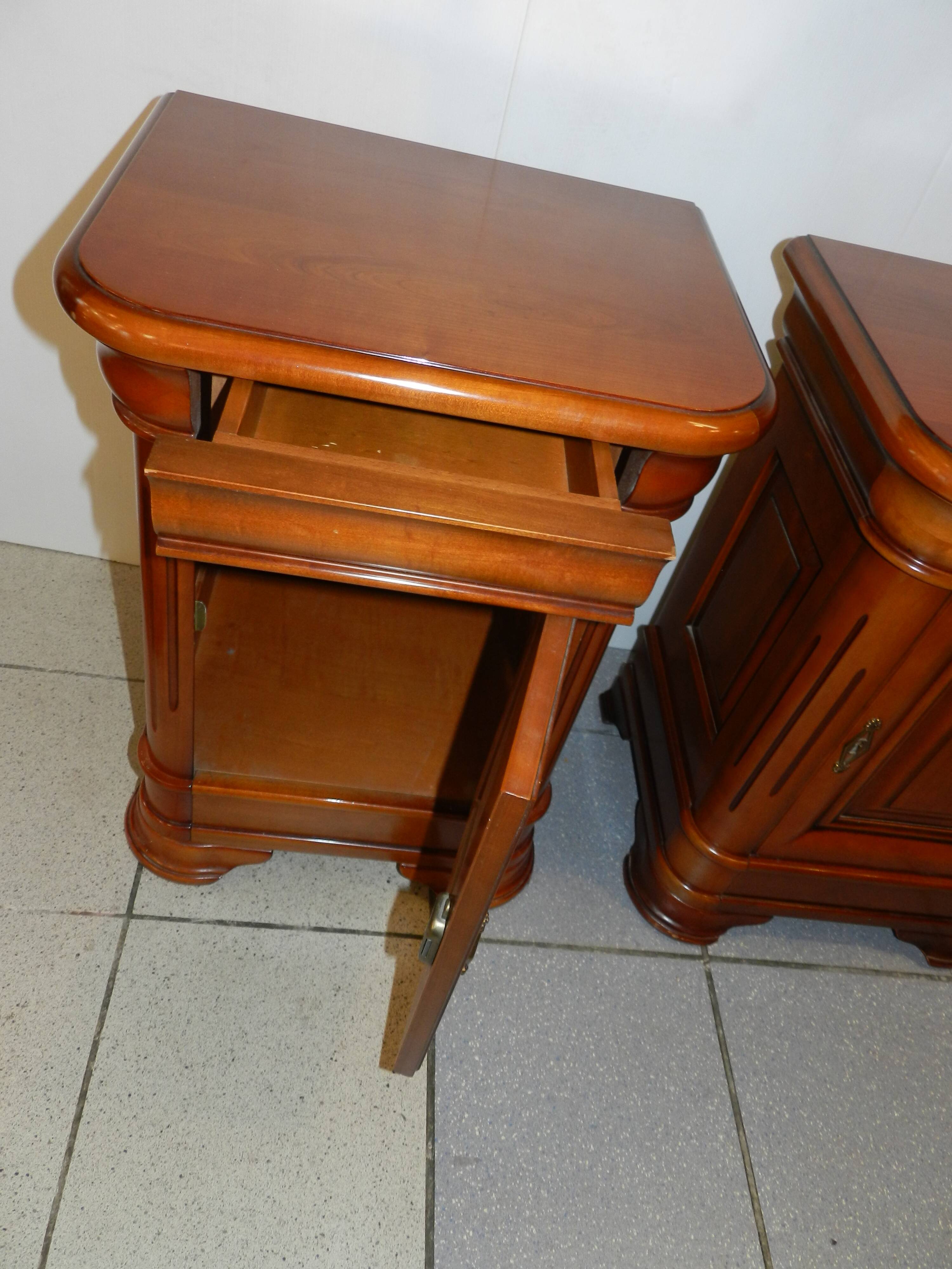 Pair of Louis Philippe bedside tables