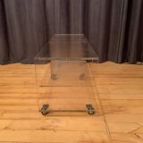 Lucite mobile table, audio, 1970s