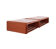 Ensemble de tables de chevet murales en bois vintage