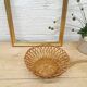 Vintage braided wicker basket