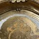 Old florentine tray painted wood, gilded, vintage 60,70
