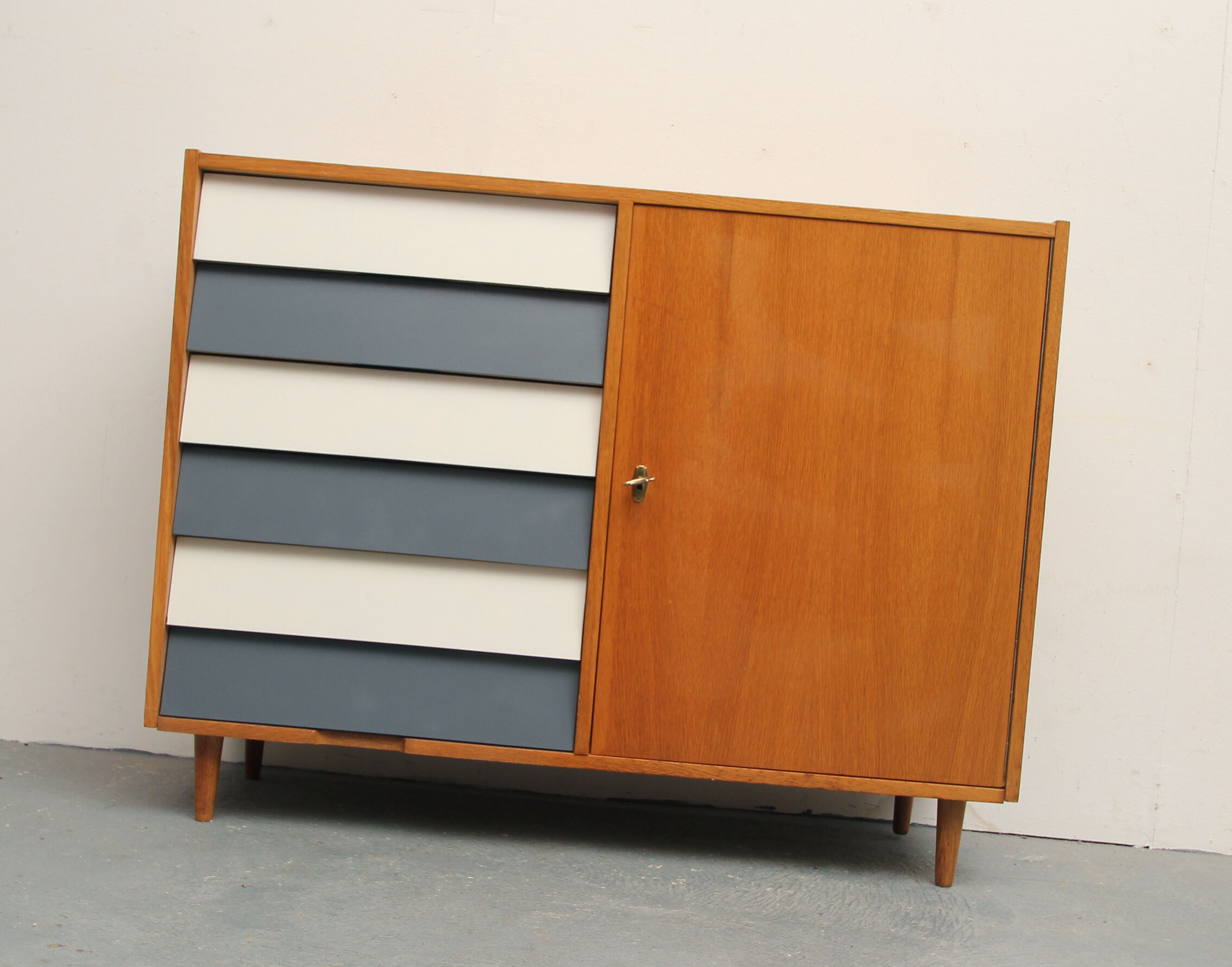 1950s commode in oak