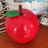 Red ice cube apple