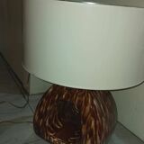 Large earthenware lamp from the 70s