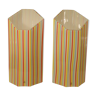 Pair of Murano glass lamps, 1980
