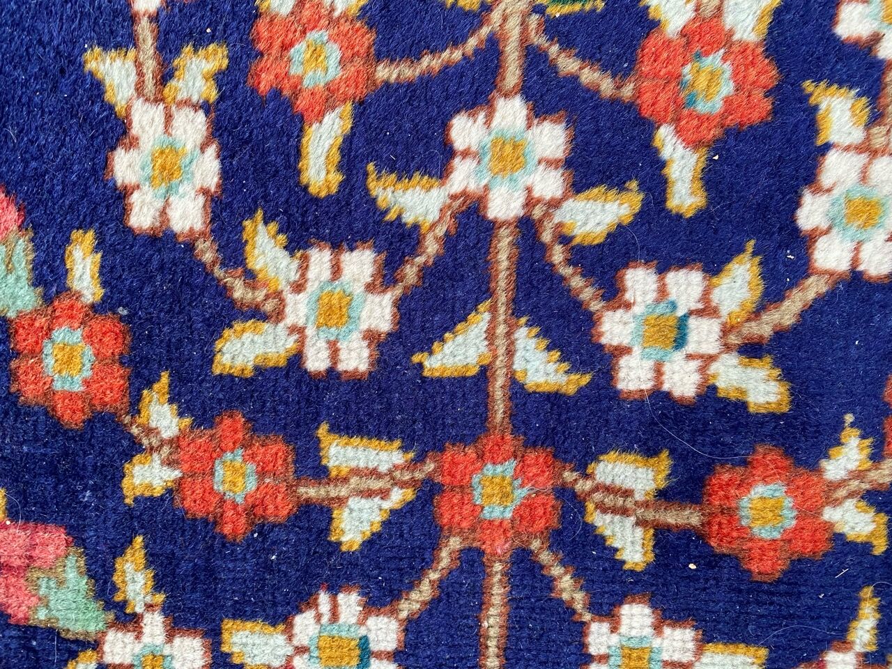 Large handmade Persian vintage Tabriz rug 300x395 cm