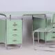 Bauhaus Writing Desk and Chair in Chrome-Plated Steel from Thonet, Czechia, 1930s, Set of 2