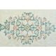 Vintage Turkish Oushak Handmade Wool Cotton Beige Area Rug 117x219