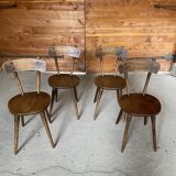 Vintage wooden chairs 60's