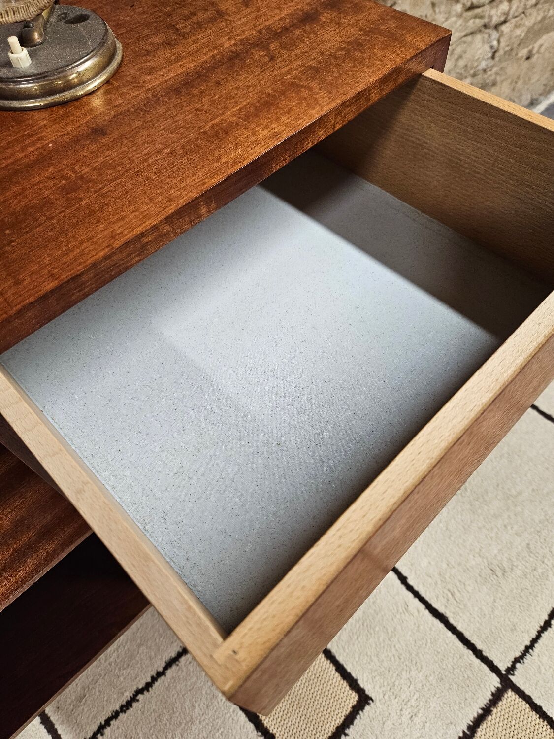 Bookcase cabinet modular shelves vintage 1970