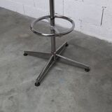 Portemanteau perroquet industriel 1970 porte parapluie et 12 patères 193cm