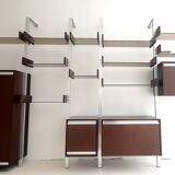 Meuble living / Bibliothèque suspendue modulable par Michel Ducaroy pour Ligne Roset Vintage 1970