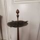 Brass ashtray on stand