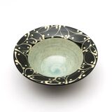 Hand-painted glazed earthenware cup