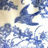 Chinese porcelain plate inspired by the blue family, late nineteenth early twentieth century
