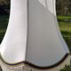 2 handmade lampshades in satin silk canvas