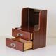 Vintage Italian Mid-Century Modern Wood Bedside Tables, 1970 circa