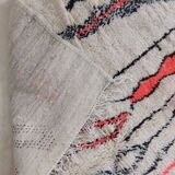 Handmade moroccan berber rug 232 x 145 cm