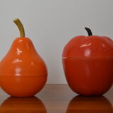 Set of mid-century plastic boxes,1970's