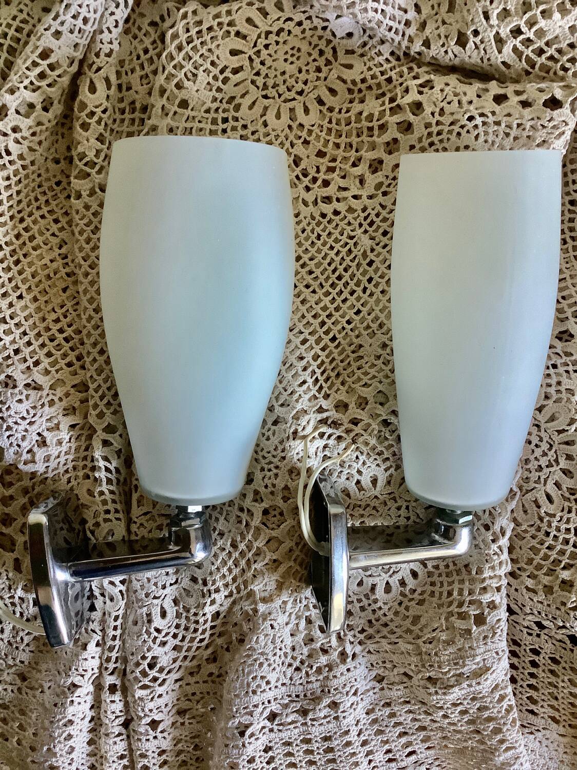 Pair of INDA wall lights 1970