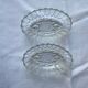 2 glass soap dish holders
