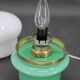 1960s Opaline Glass Table Lamp, Czechoslovakia