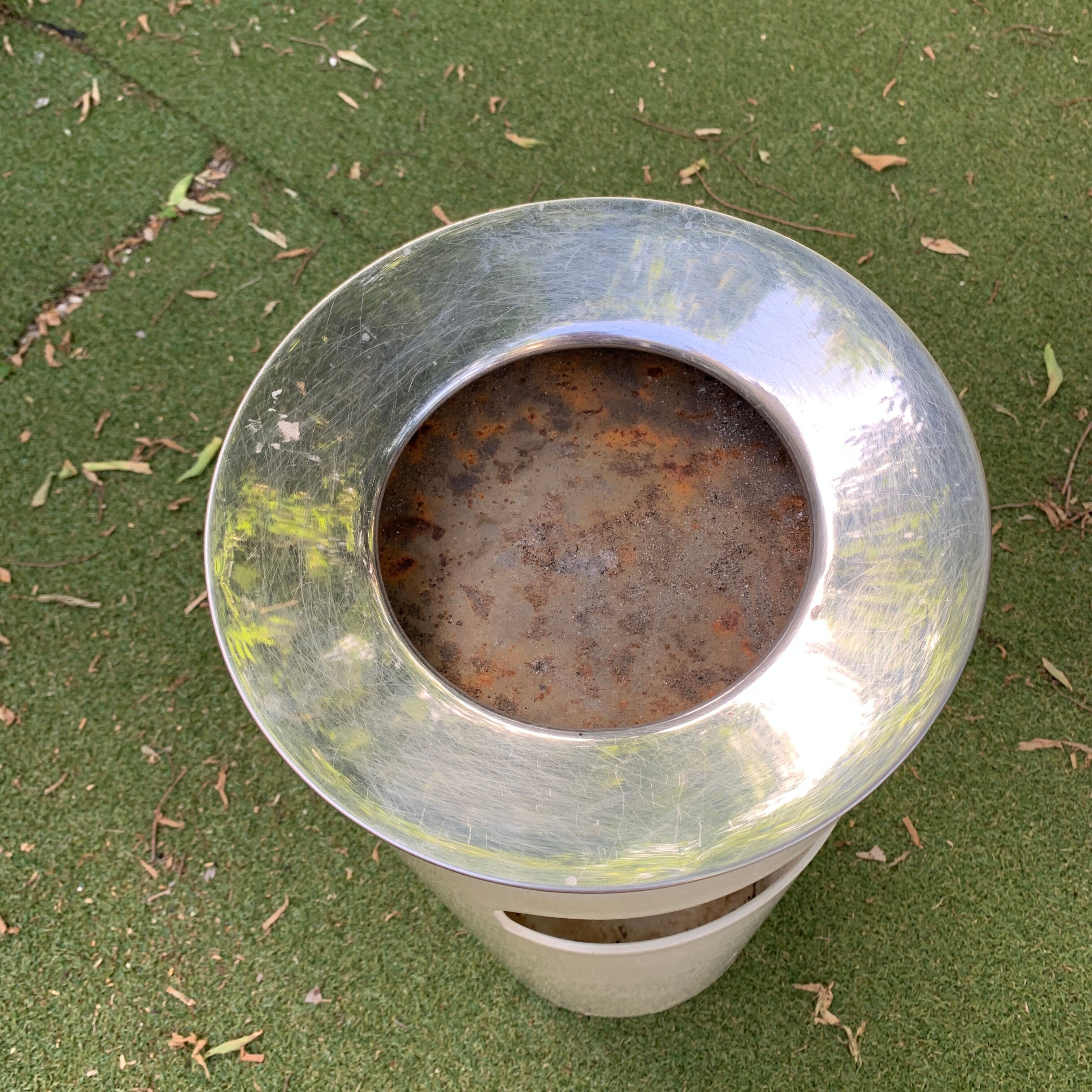 Umbrella holder and ashtray Gino Colombini 60s