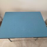 Table, chairs and stool in formica