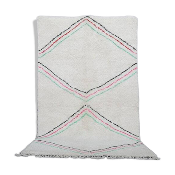 Authentic natural wool rug 1.4/2.6 m
