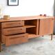 Danish teak sideboard * Sliding doors * 183 cm