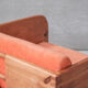Pair of mid-century pine armchairs