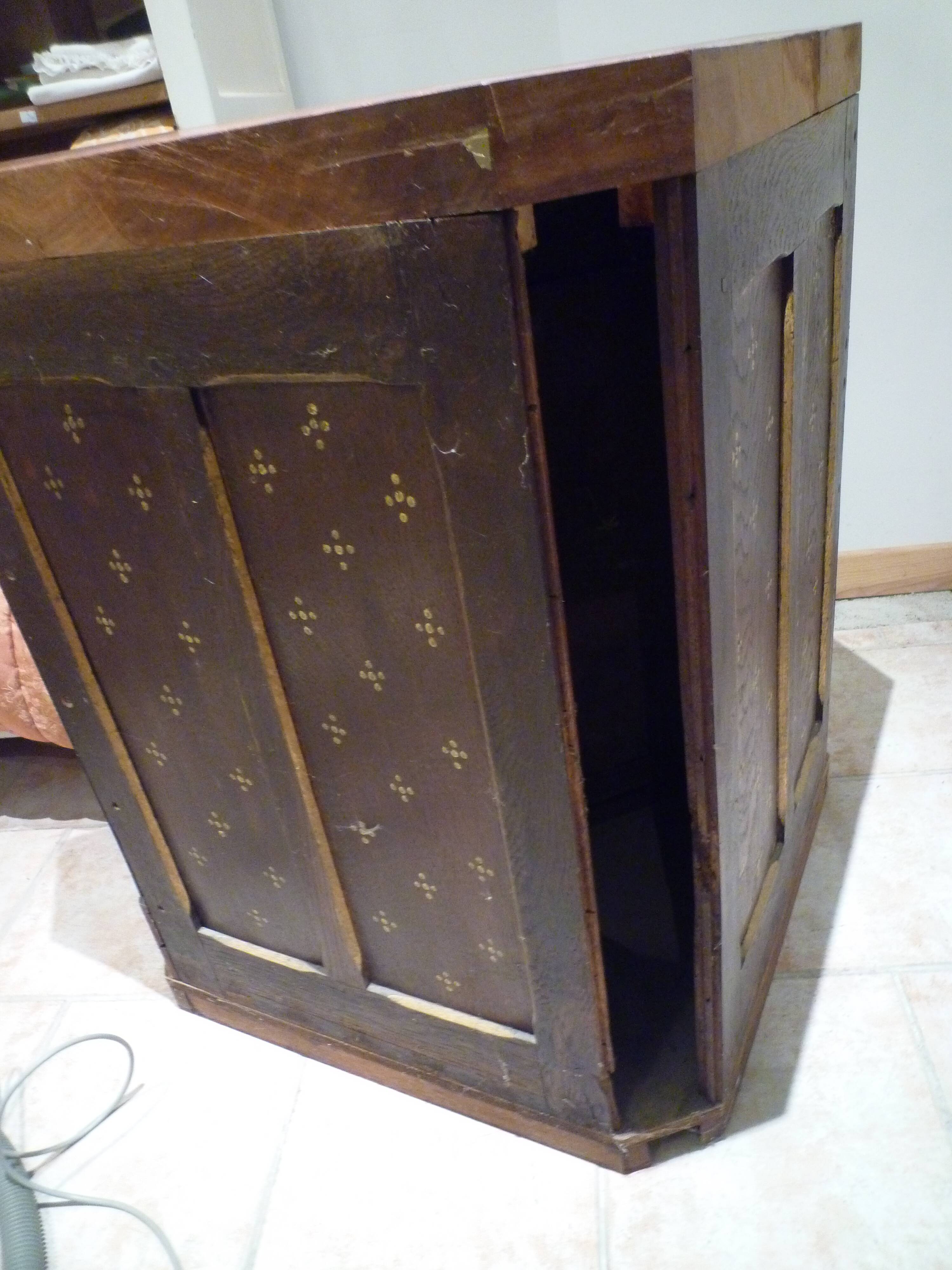 Old corner console, Chapel furniture..
