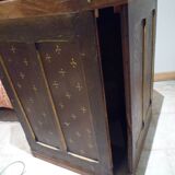 Old corner console, Chapel furniture..