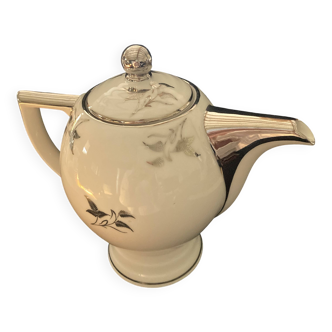 Limoges porcelain teapot or coffee pot – Unique model by TLB