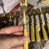 Set of 12 Dessert Cutlery - 1930s - Vintage Dessert Forks