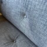 Gray sofa bench
