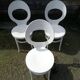 3 chaises Baumann modèle Mouette