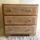 Chest of drawers raw solid wood - 40s