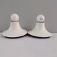 Pair of "Teti" wall lights Vico Magistretti, Artemide