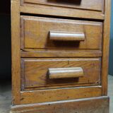 Flat desk in vintage boxes