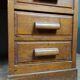 Bureau plat en caissons vintage