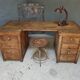 Bureau en chêne années 1940
