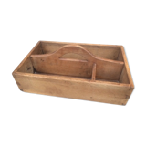 Vintage wooden tool locker or office case