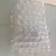 Wall lamp in ice glass and diamond tips / vintage 60s-70s