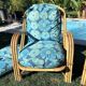 Paire de fauteuils en rotin "Audoux-Minnet" 1960