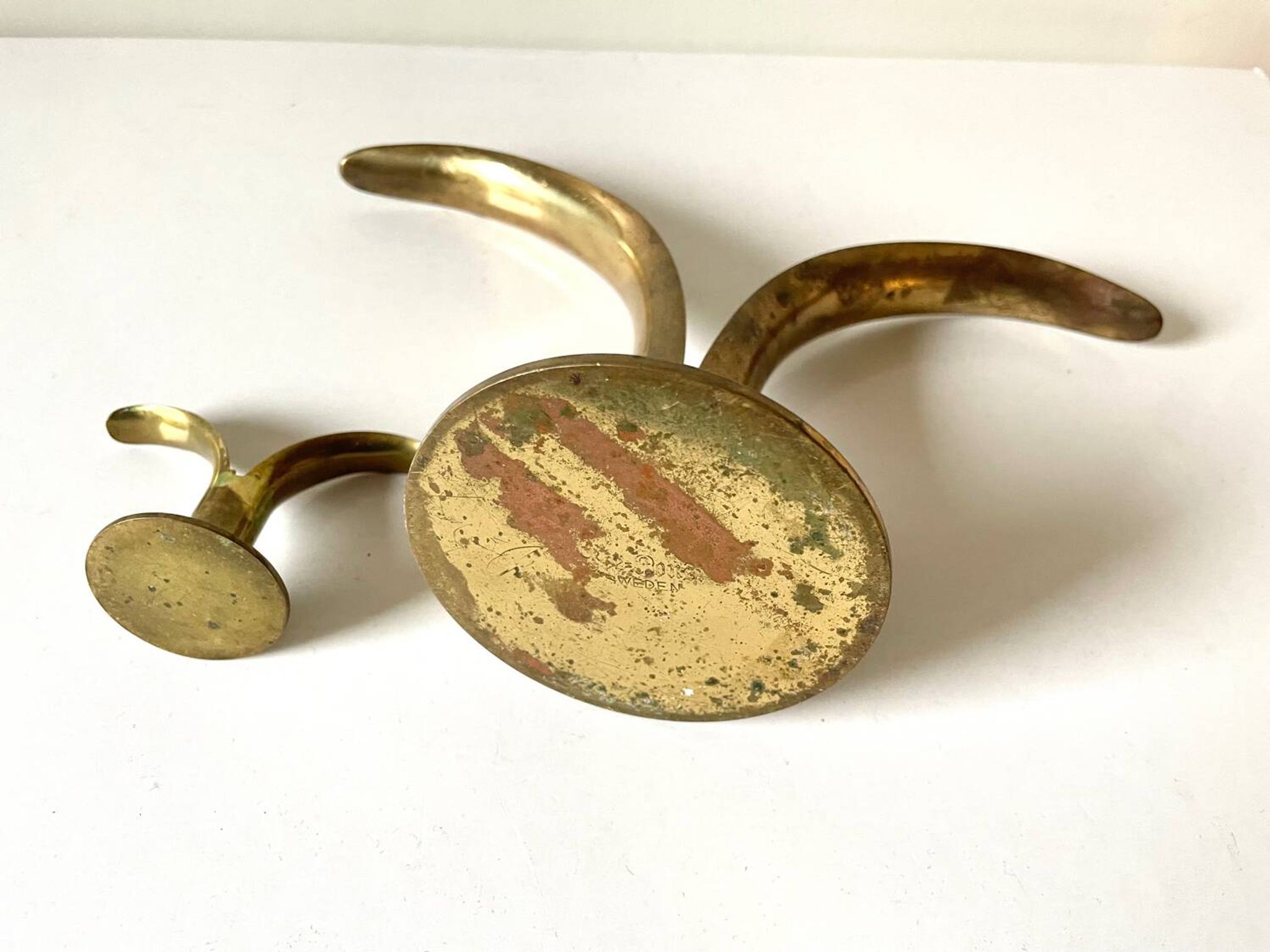 Lot of 2 Lily Design Ivar Alenius Björk Ystad metal candleholders