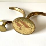 Lot of 2 Lily Design Ivar Alenius Björk Ystad metal candleholders