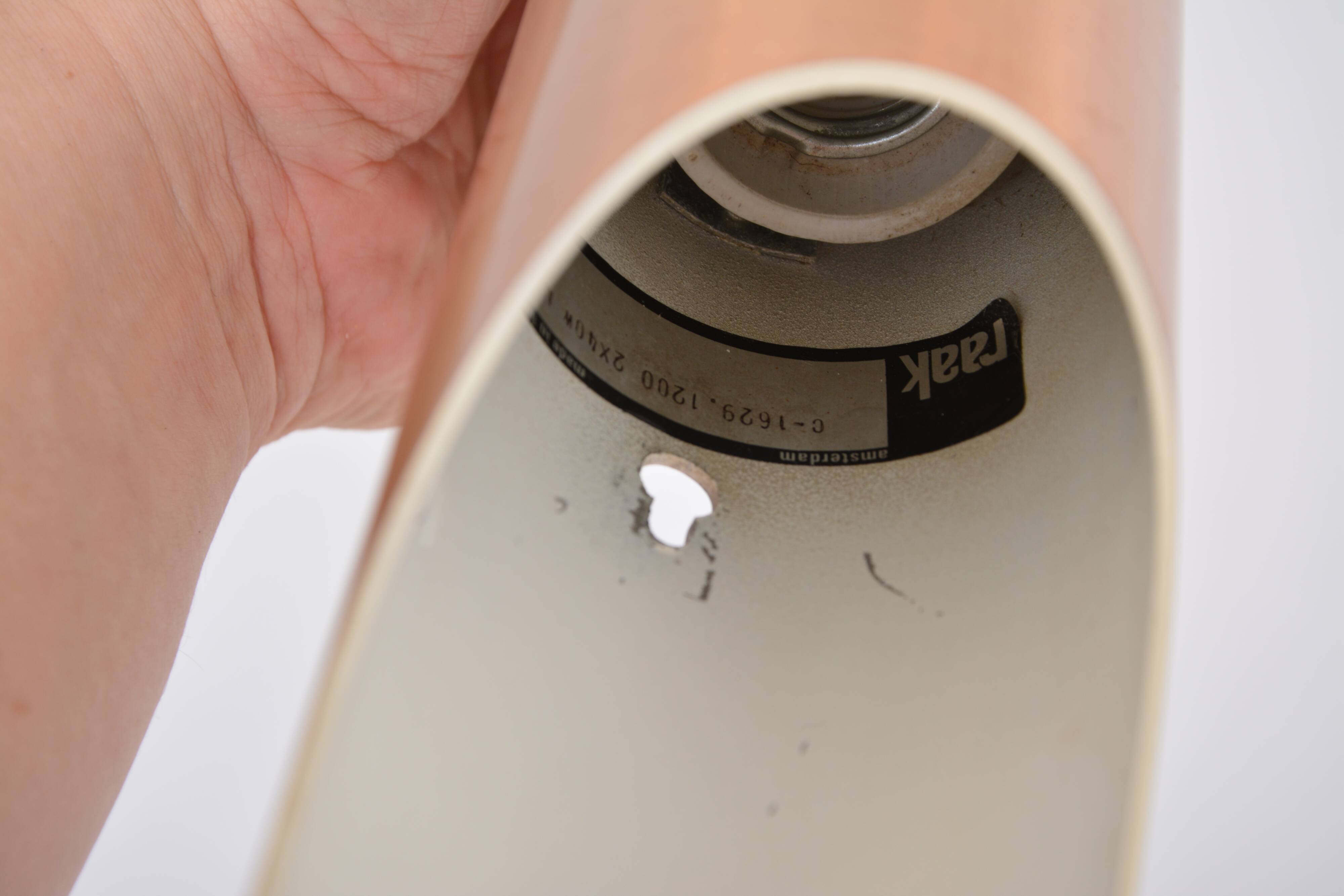 Set of six Midcentury Fuga metal wall light by Maija Liisa Komulainen for Raak